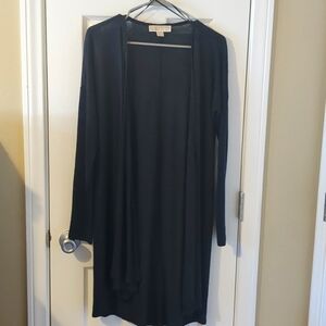 Michael kors long Navy cardigan size extra small